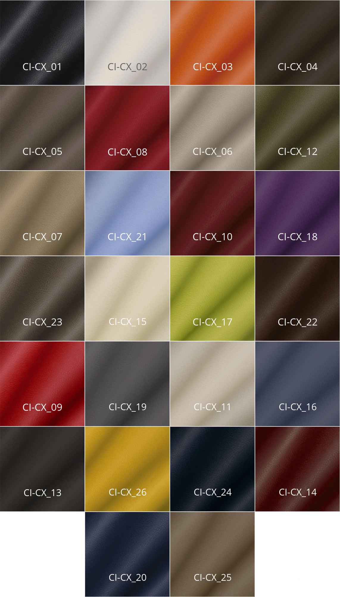 Sitland CX & CI stofkaart